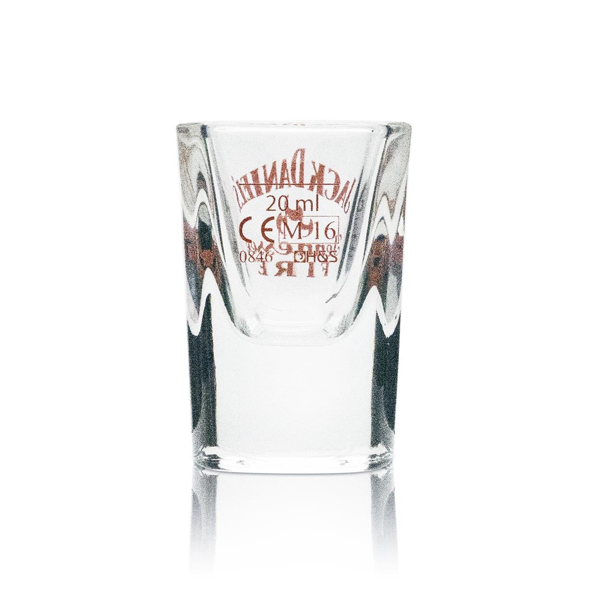 6 verres à shot Jack Daniels Fire 2 cl Verres à whisky courts calibrés Gastro – Vue 3