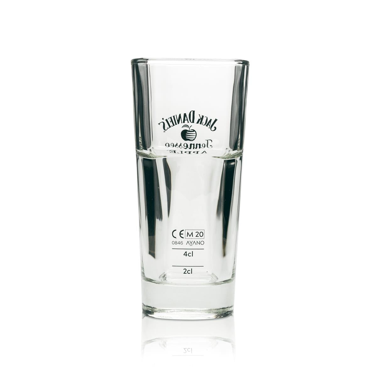 6 verres à long drink Jack Daniels 0,34 l Tennessee Apple édition spéciale Verres empilables – Vue 3