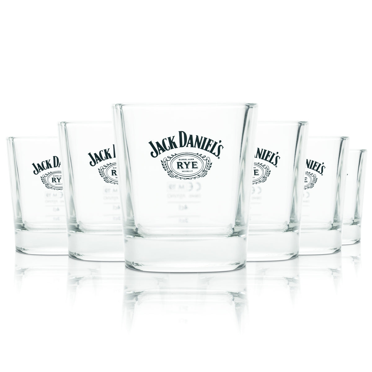 6 verres à whisky Jack Daniels 0,27 l, gobelets, verres tumbler RYE  Bourbon USA