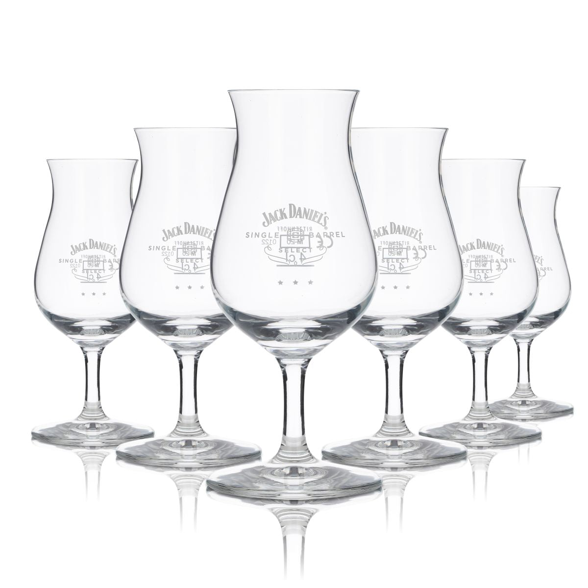 6 verres à whisky Jack Daniels  Verres à dégustation Verre « Single Barrel »