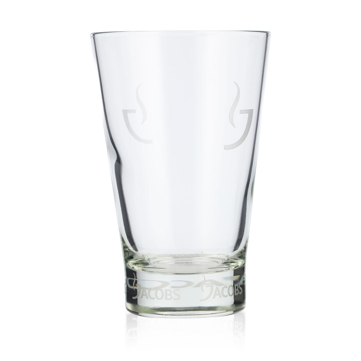 6 verres à café Jacobs Verre à latte Verre à cappuccino 0,28 l Logo satiné – Vue 4