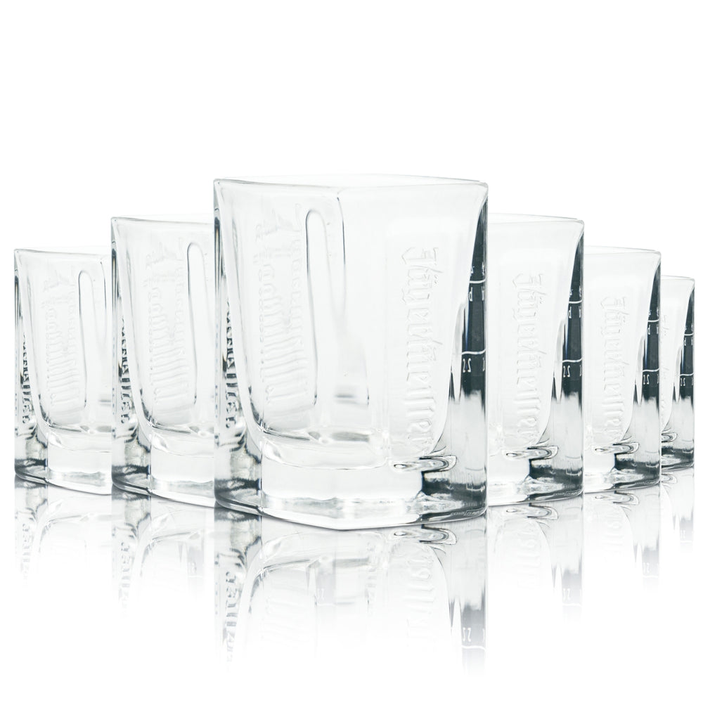 6 verres à shot Jägermeister Manifest 2 cl 4 cl avec relief