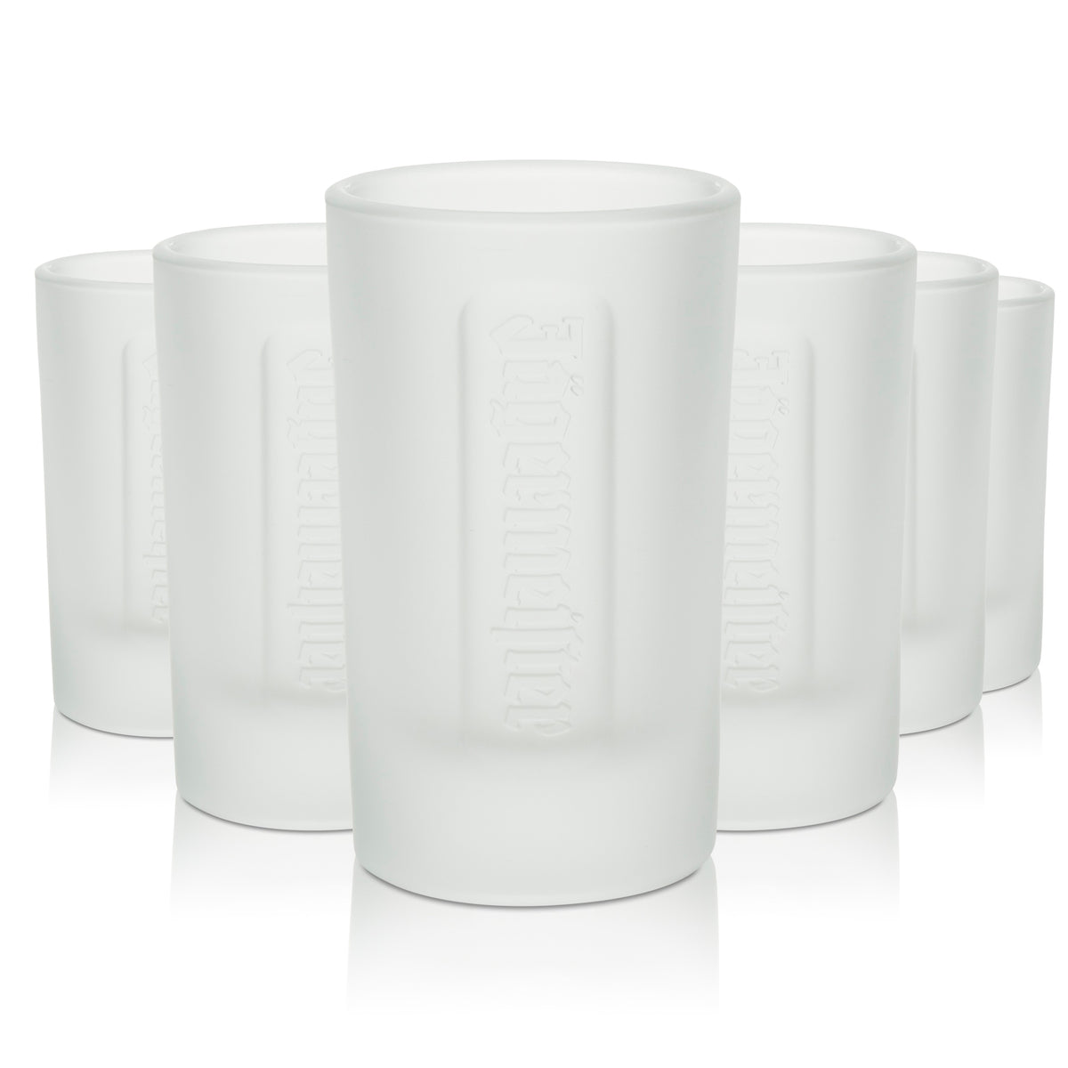 6 verres à shot Jägermeister 4 cl Verres à schnaps Frosted Calibrés Gastronomie