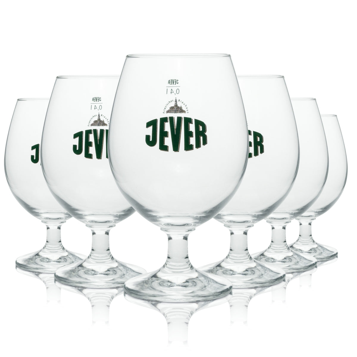 6 verres à bière Jever Frankfurt Schwenker 0,4 l, verres ballon tulipe, verres à dégustation