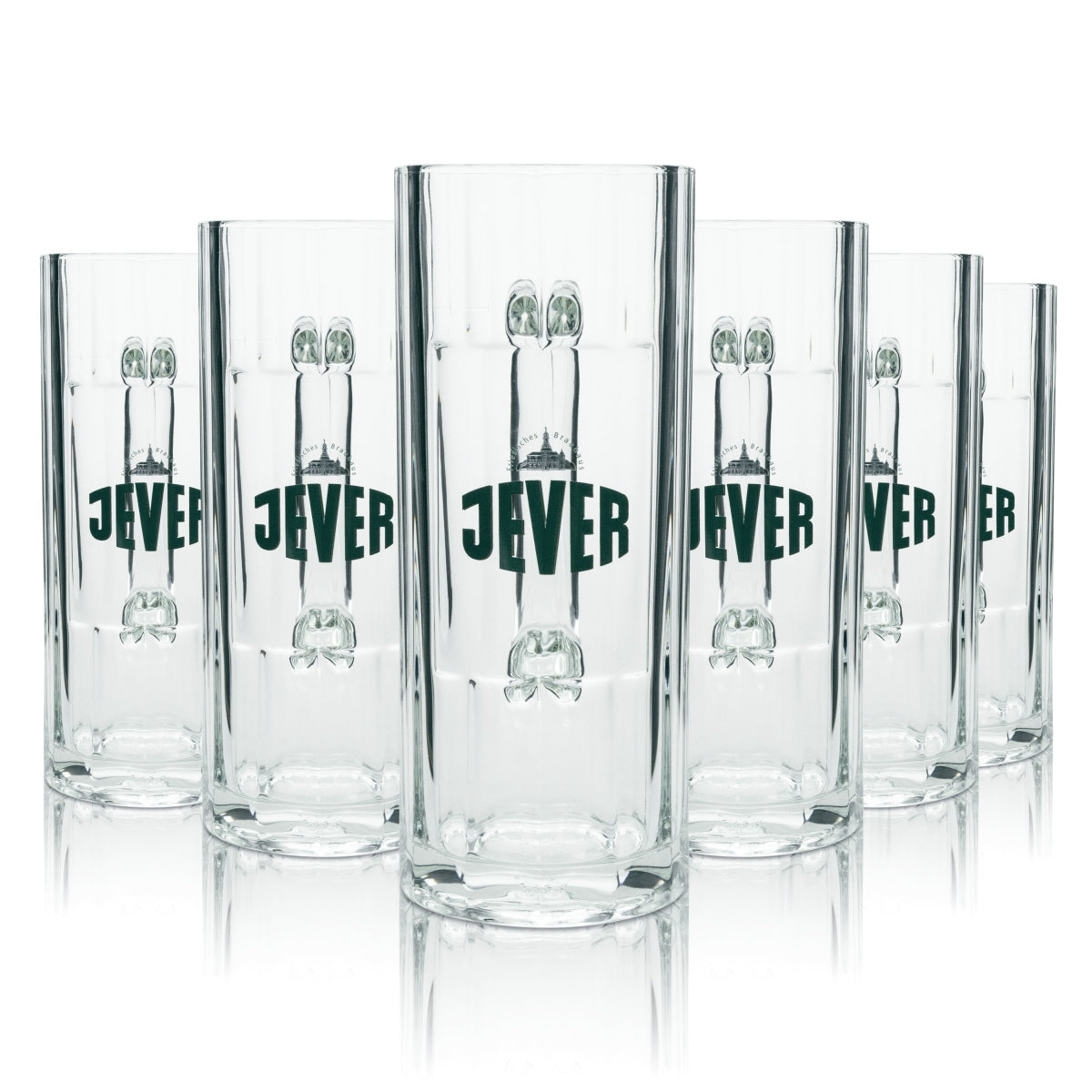 6 verres à bière Jever 0,5l chope Wallenstein Seidel rastal neuf