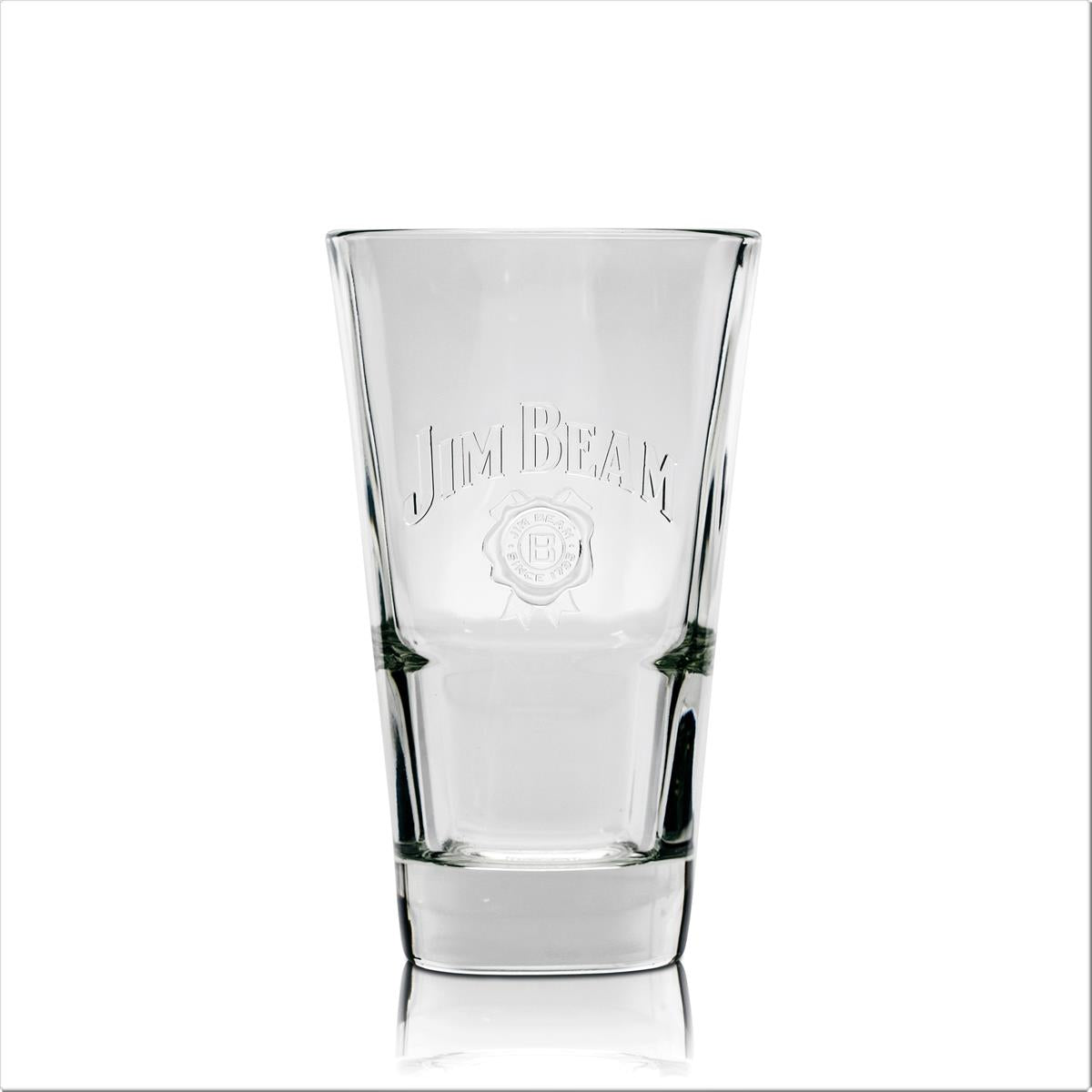 6 verres Jim Beam 340 ml empilables, verres à whisky long drink, calibrés, pour la restauration – Vue 3