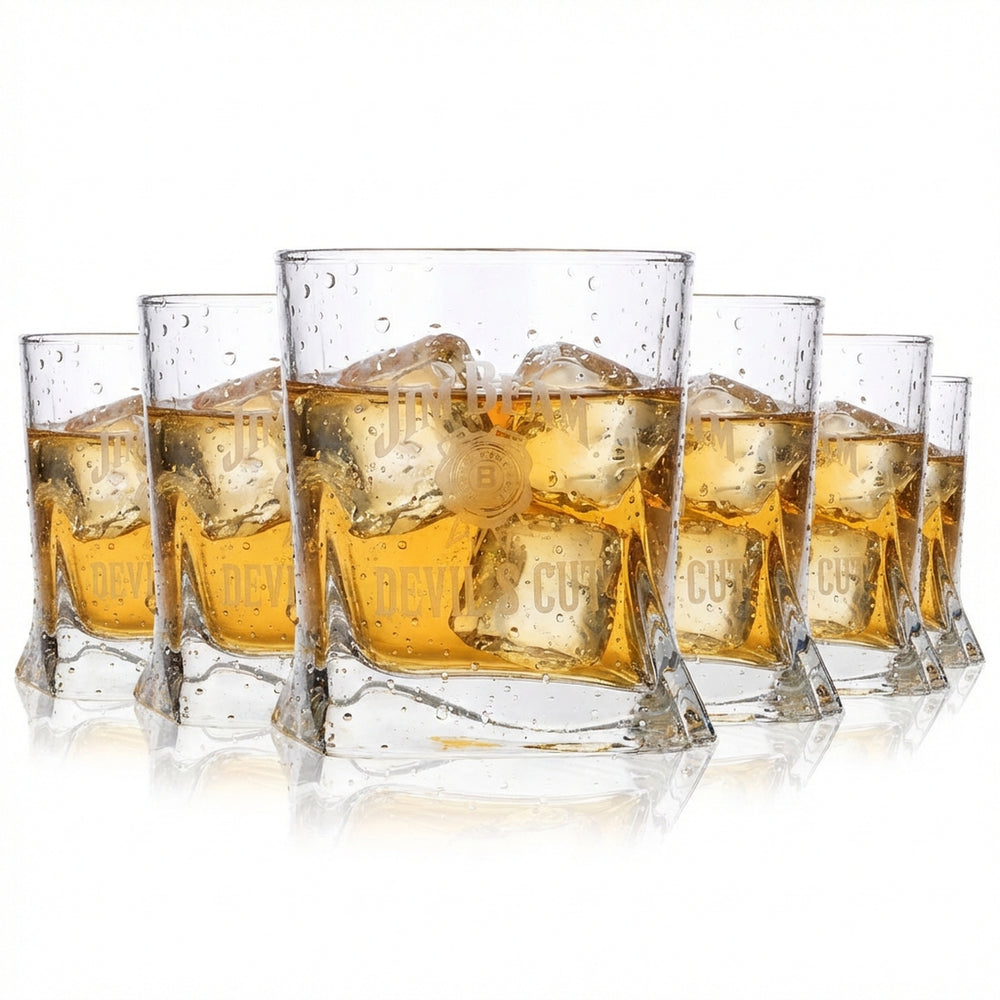 6 verres à whisky Jim Beam 0,27 l Tumbler « Devils Cut »