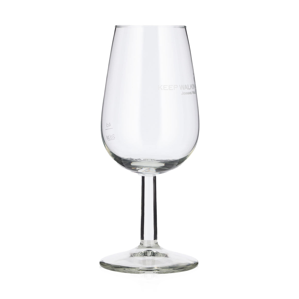 6 verres à whisky Johnnie Walker de 2 cl + un verre de dégustation de 4 cl avec un homme sur le logo – Vue 3