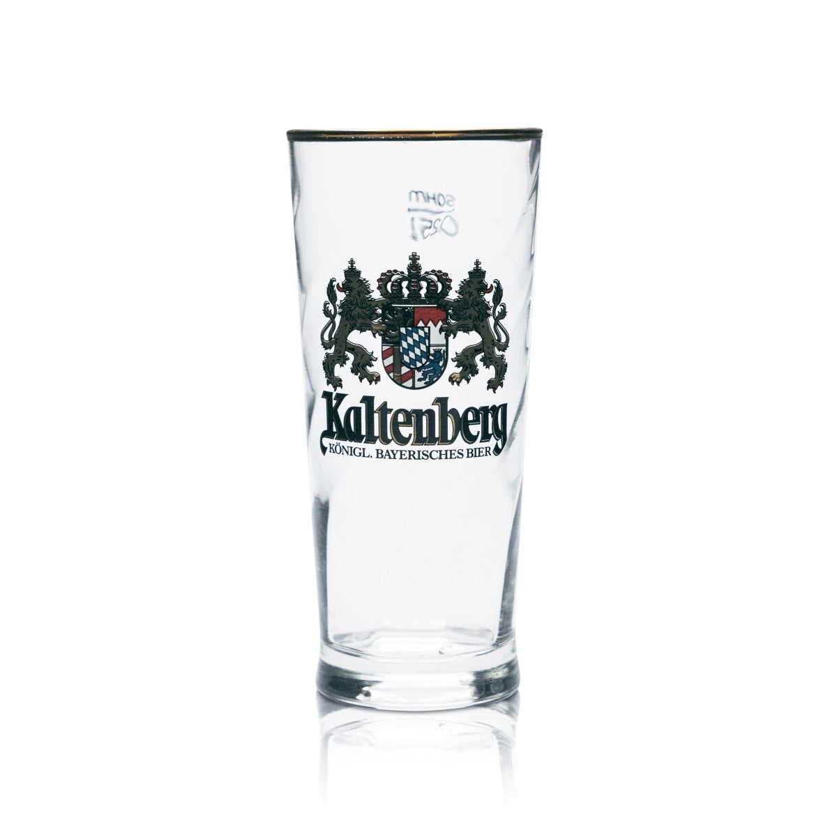 6 verres Kaltenberg 0,25 l à bière avec bord doré, verres calibrés, restauration, brasserie, bar – Vue 2