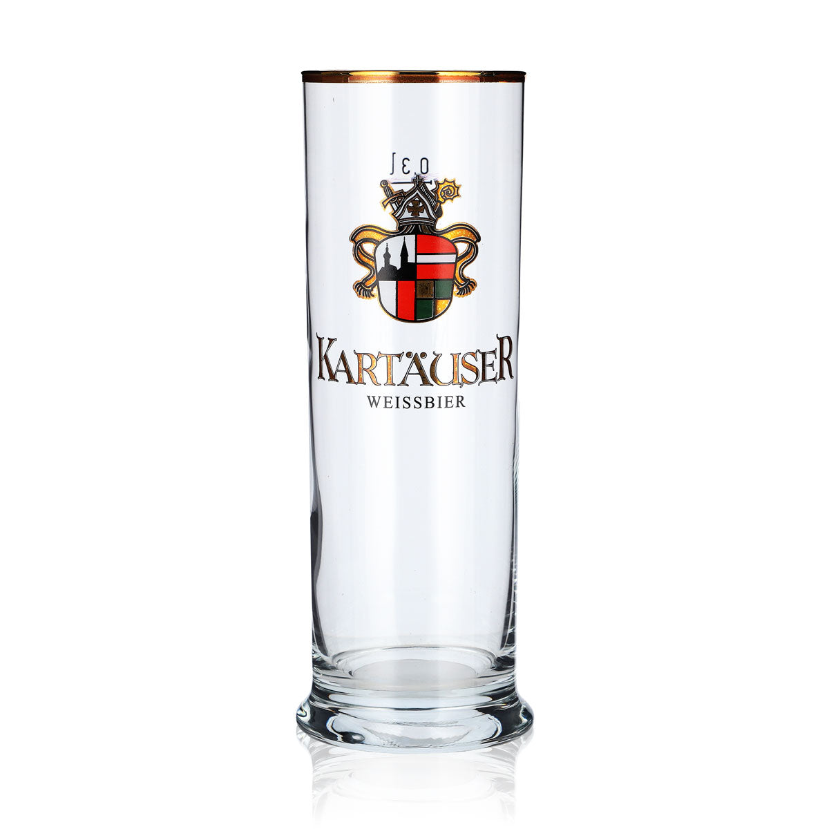 Lot de 6 verres à bière Kartäuser de 0,3 l, bord doré, verres à bière Rastal (lot de 6) – Vue 2