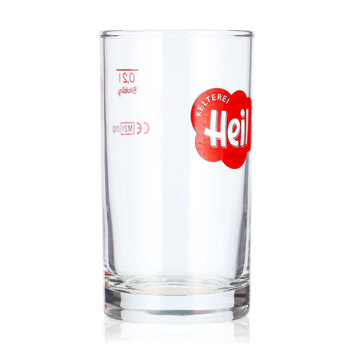 6 verres à cidre « Kelterei Heil » de 0,2 l, format long drink, logo rouge « Böckling » (lot de 6) – Vue 3