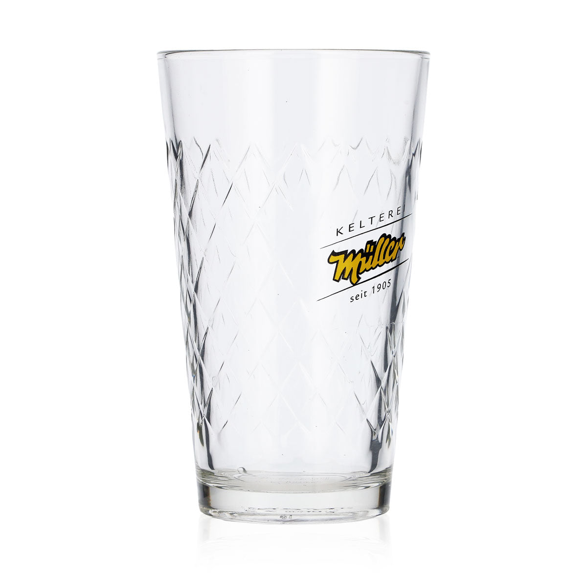 6x Verres à cidre Müller Glas 0,25 l, ensemble de verres à relief élégant – Vue 3