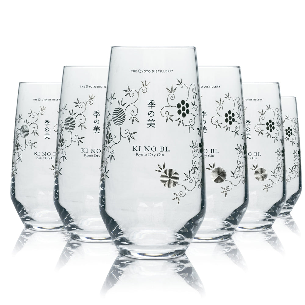 6 verres à cocktail Ki No Bi Gin 0,3 l Kyoto Japon Cocktail Dry Gastro Bar