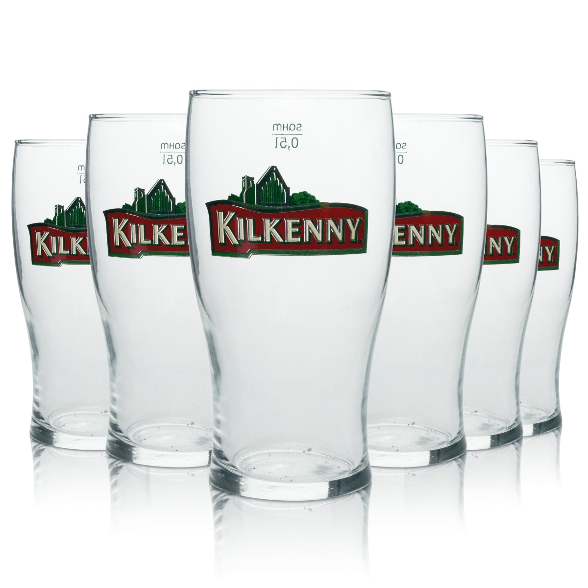 6 verres à bière Kilkenny Longdrink 500 ml sahm
