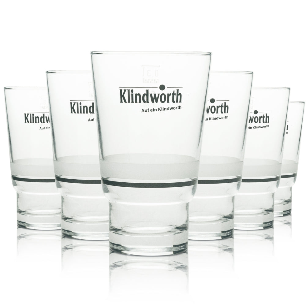 6 verres à jus Klindworth Longdrink 0,3 l rastal