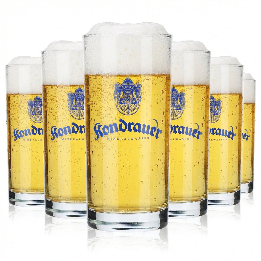6x Kondrauer Wasser Verres à eau 0,2 l Tasses Ruhr Cristal