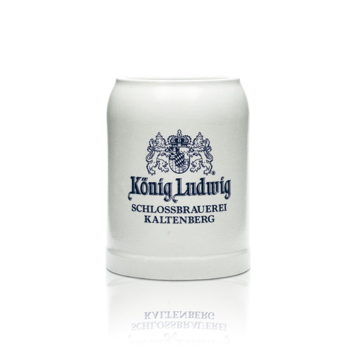 6 verres à bière König Ludwig 0,5 l, chope en grès Sahm Seidel, Kaltenberg – Vue 2