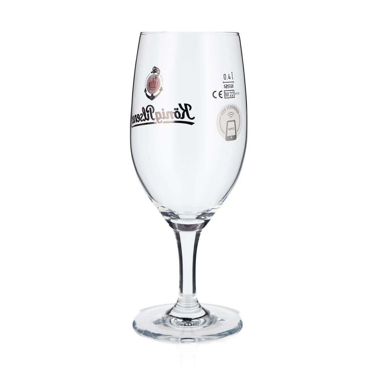 6 verres à bière König Pilsener 0,4 l, verres à pied, logo Anker, NFC Ritzenhoff – Vue 4