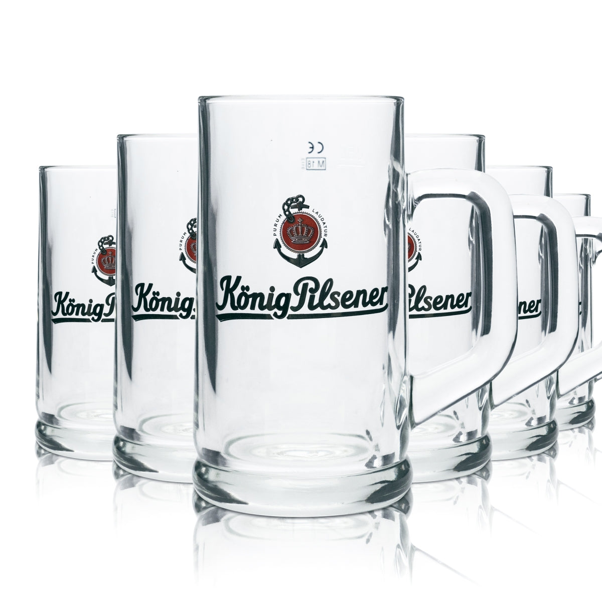 6 verres à bière König Pilsener 0,5 l chope Humpen Seidel verres brasserie gastronomique Beer
