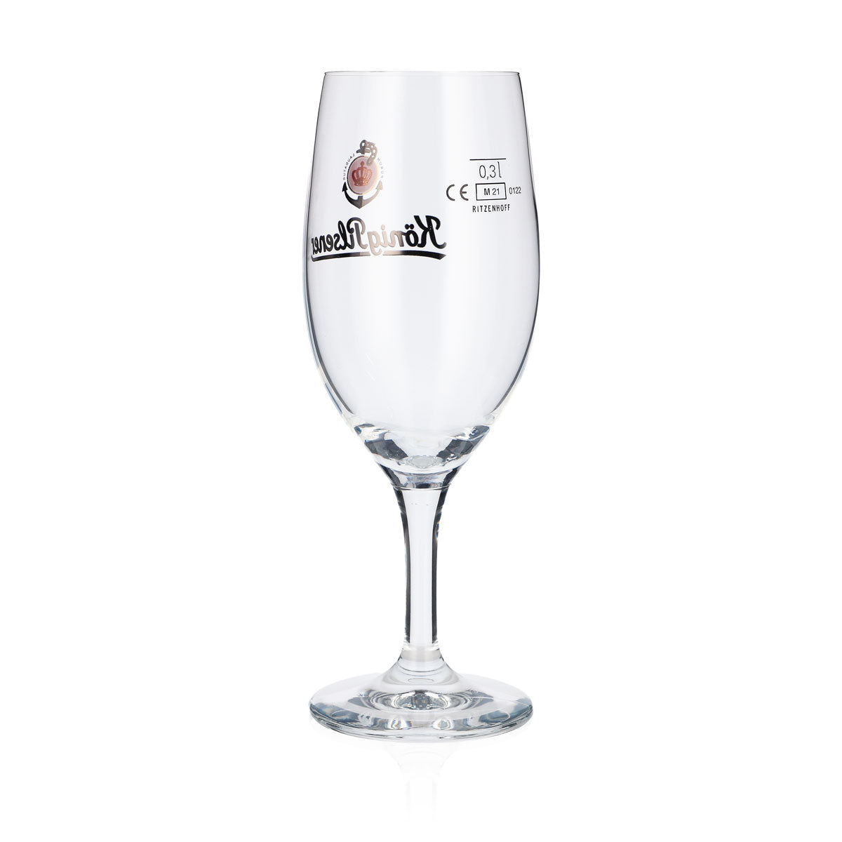 6 verres à bière König Pilsener en verre 0,3 l, forme gobelet, logo Anker Köpi – Vue 4