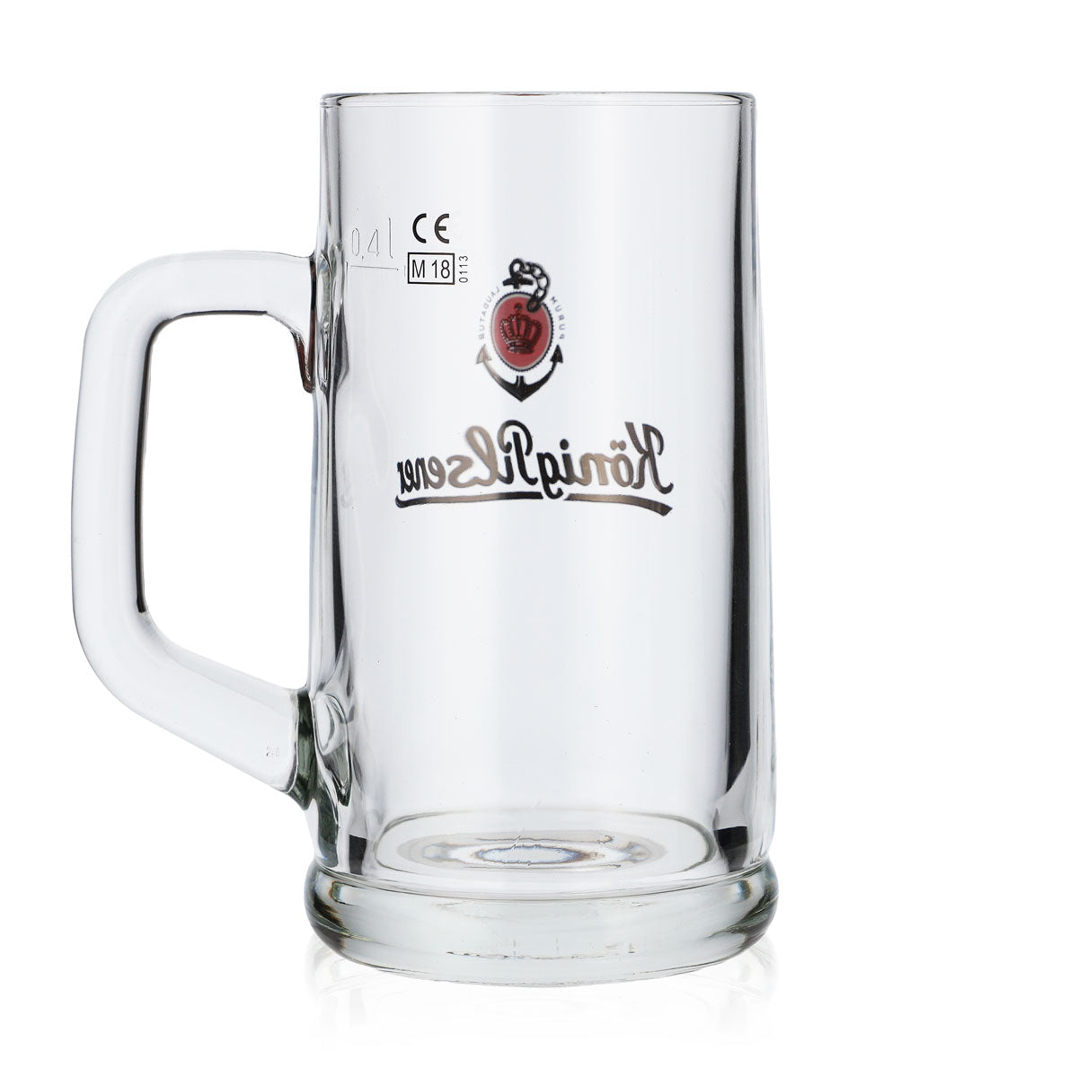 6x König Pilsener Bierseidel Chope à bière Verre à bière 0,4 l Kruge  Rastal – Vue 4