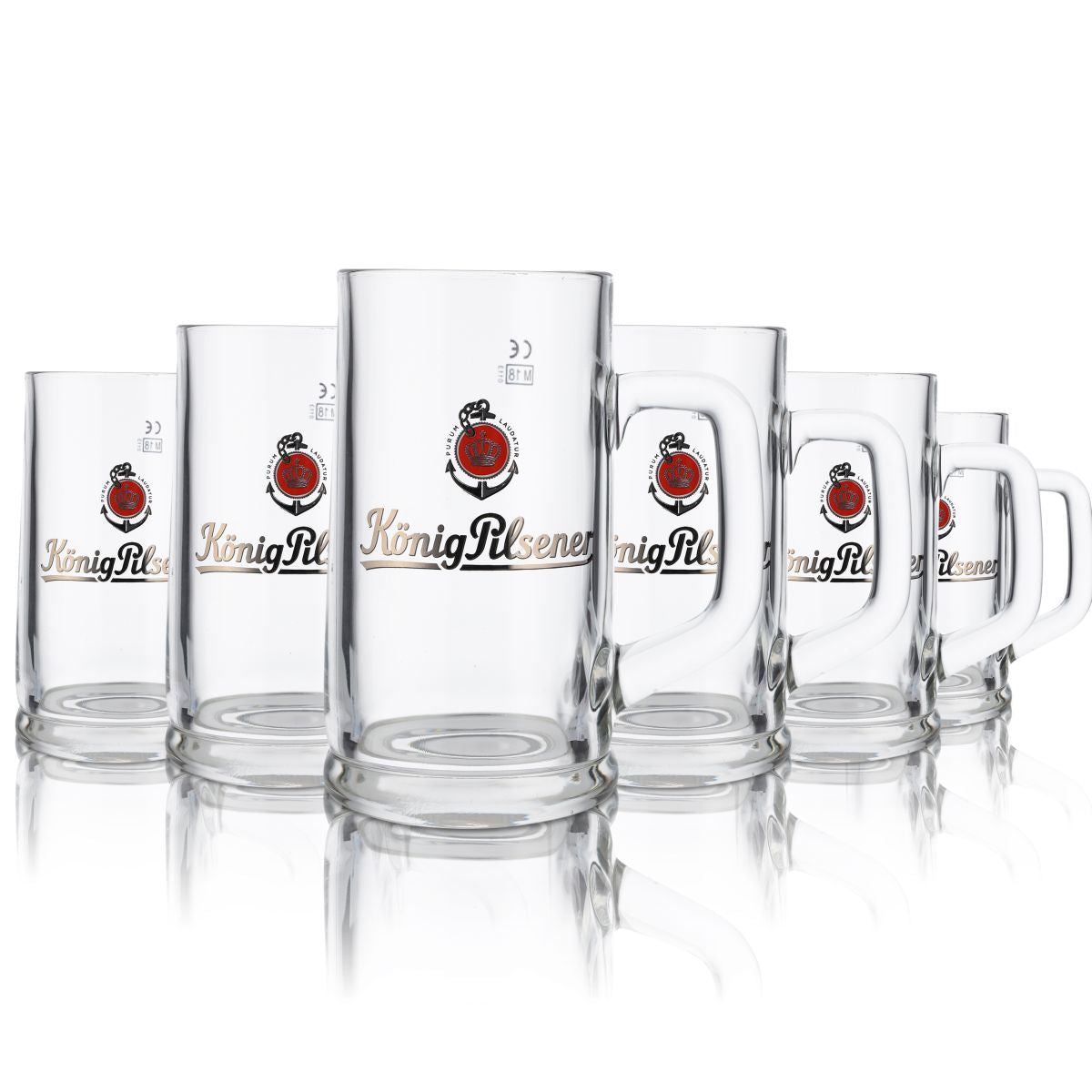 6x verre König Pilsener 0,3 l, chope à bière, verre à bière, ensemble de verres, brasserie, restauration