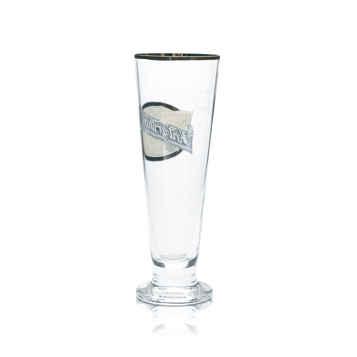 6 verres à bière Kritzenthaler 0,2 l, forme tulipe, bord doré, sans alcool, pour la restauration – Vue 3