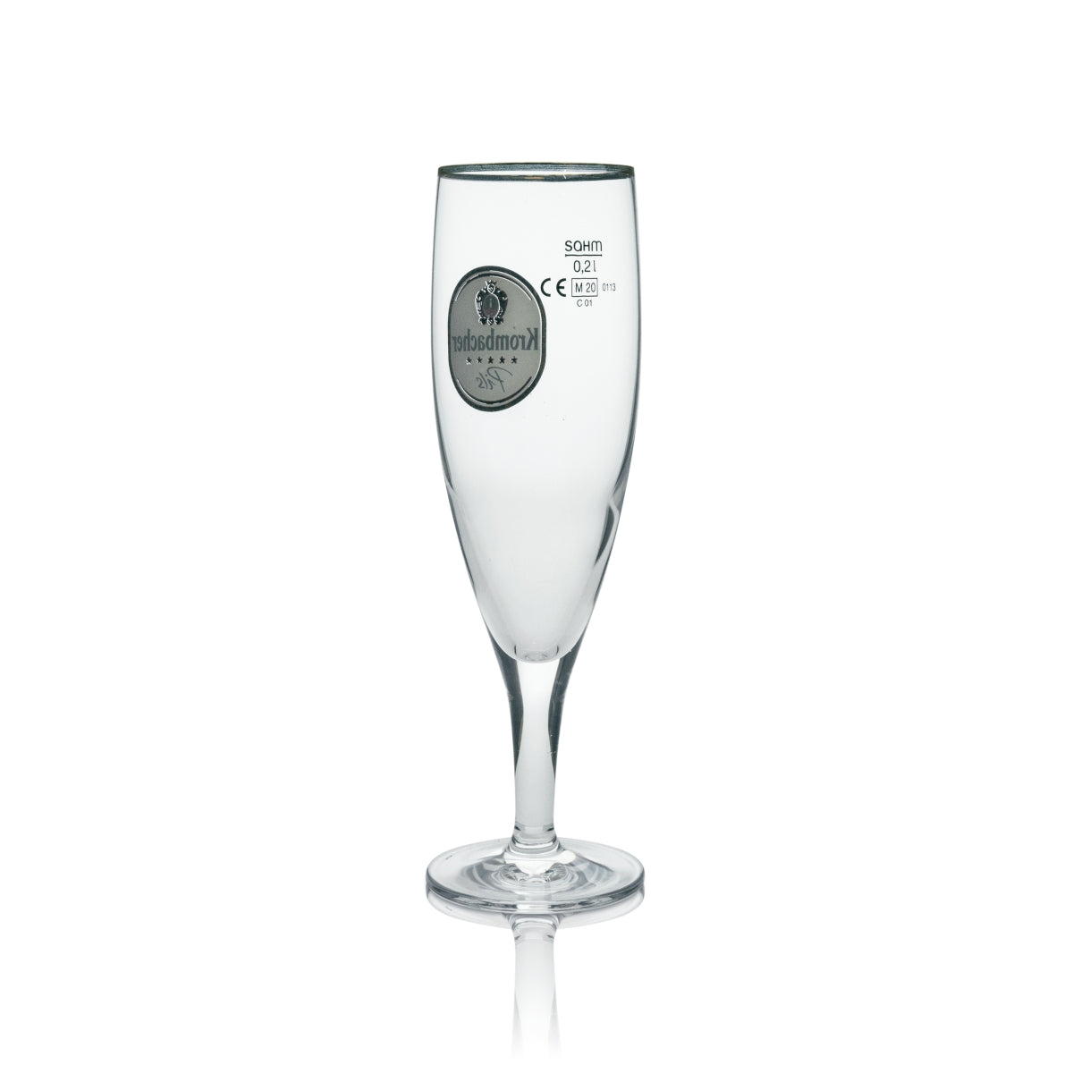 6 verres à bière Krombacher 0,2 l Verres exclusifs en forme de coupe Verres à bière tulipe Verres à bière pilse Tulipes Bord doré – Vue 4