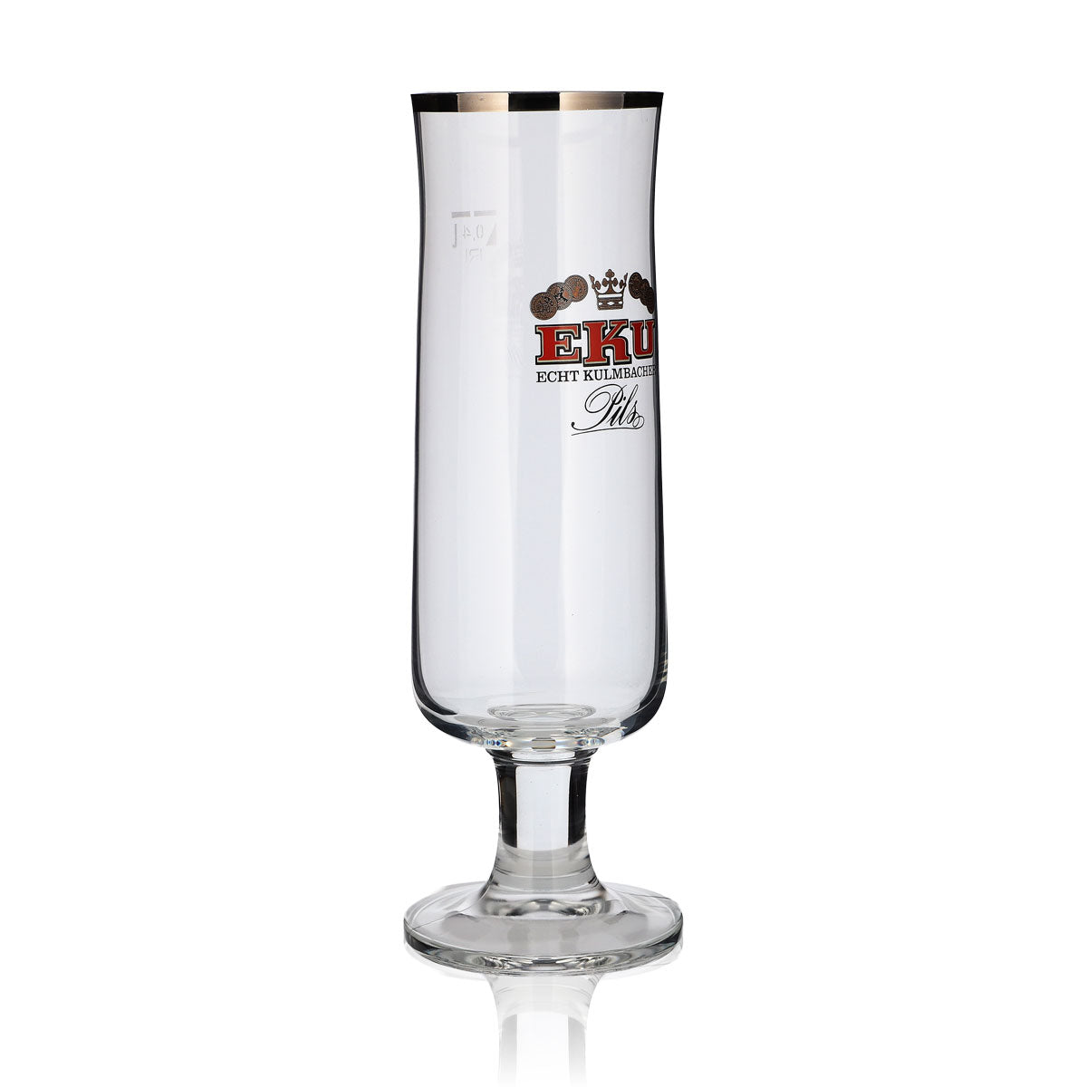 6 verres à bière Kulmbacher Reichelbräu 0,4 l, design coupe, lot de verres EKU Pils Brauerei – Vue 3
