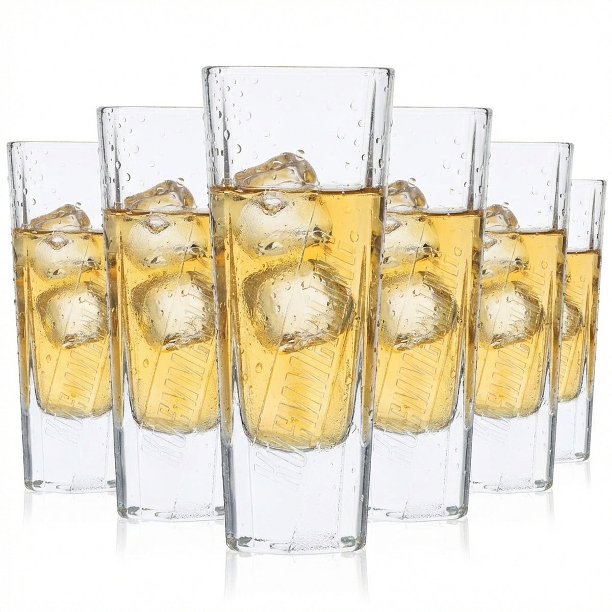 6 verres à liqueur Kümmerling 0,15 l Verres à long drink en relief Logo en relief