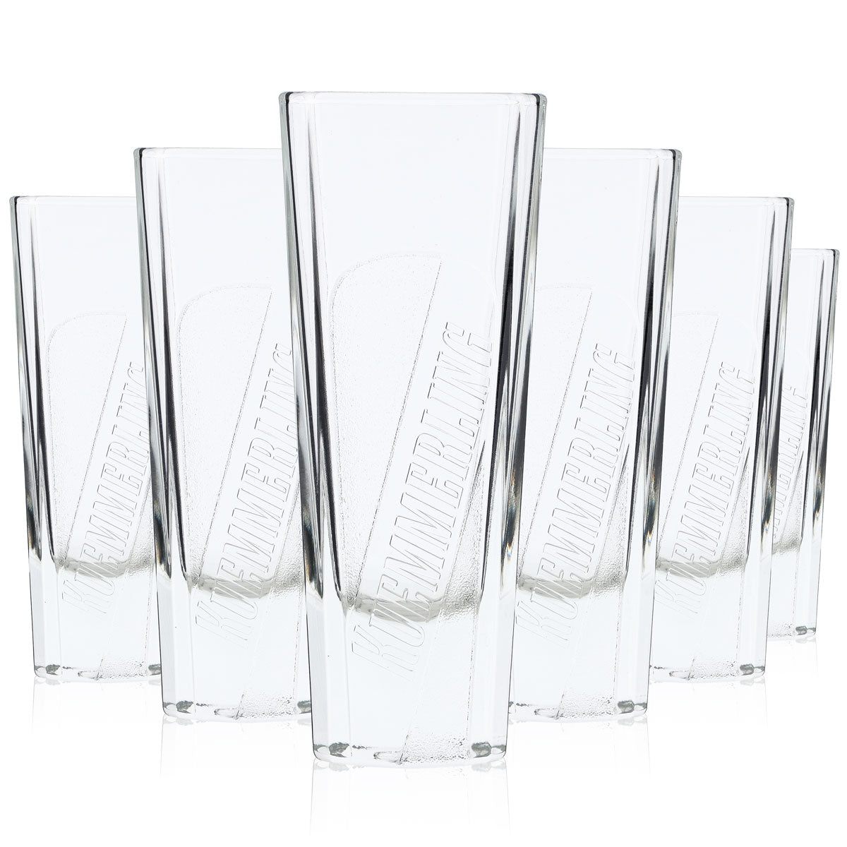 6 verres à liqueur Kümmerling 0,15 l Verres à long drink en relief Logo en relief – Vue 6