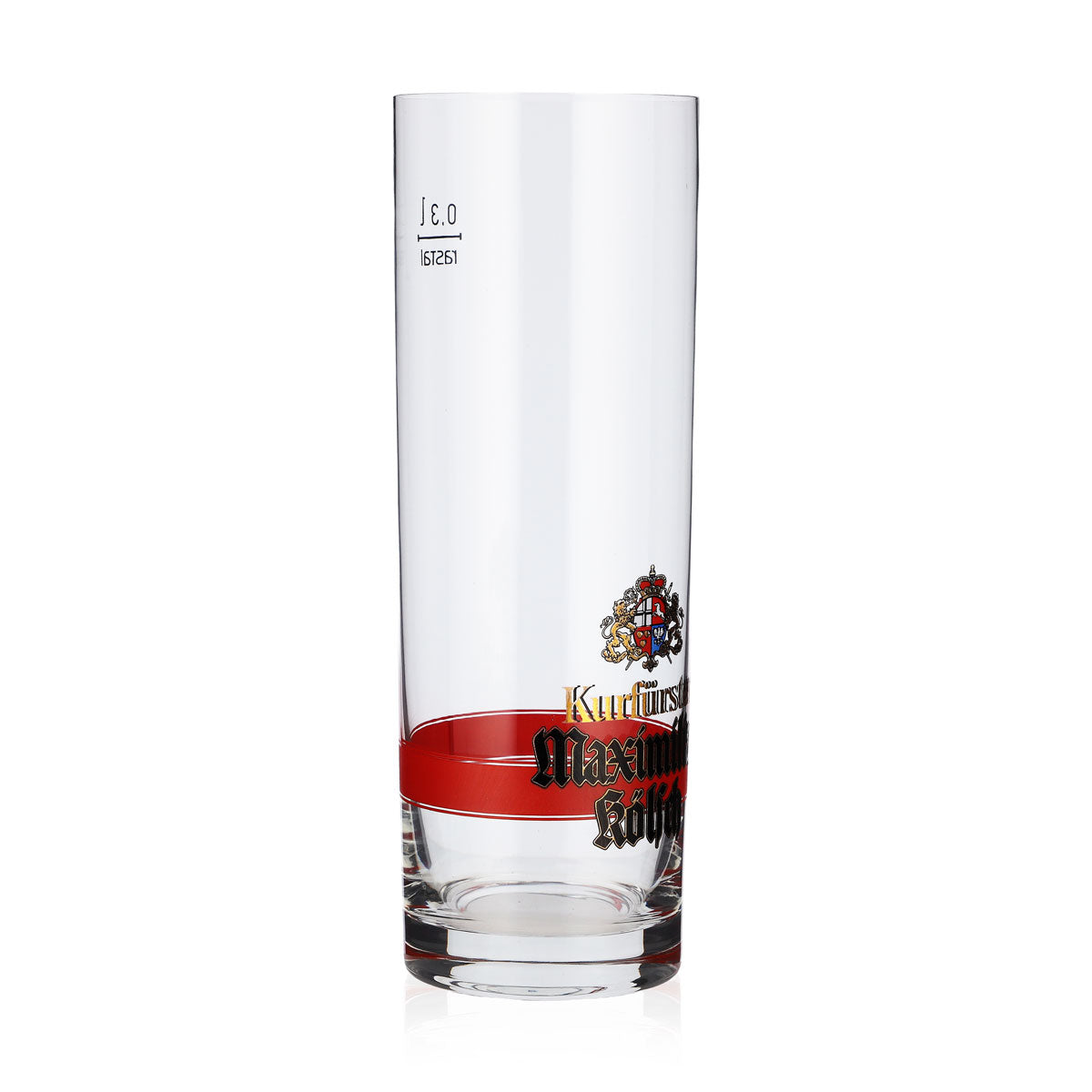 6 verres à bière « Kurfürsten Kölsch » de 0,3 l, modèle Maximilian à anneau rouge (lot de 6) – Vue 3