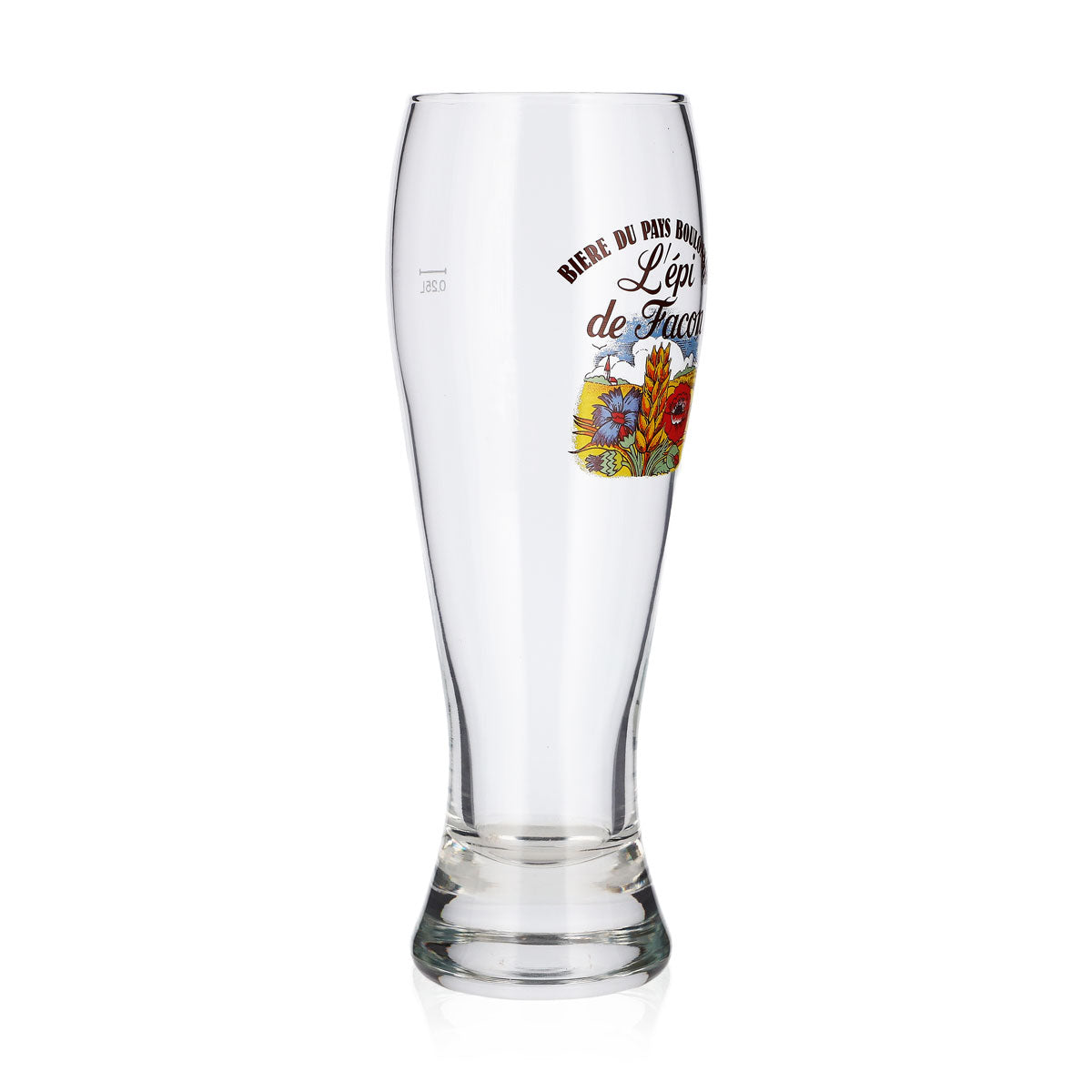 6 verres à bière L'Épi de Facon, 0,25 l, verres à bière de blé – Vue 3