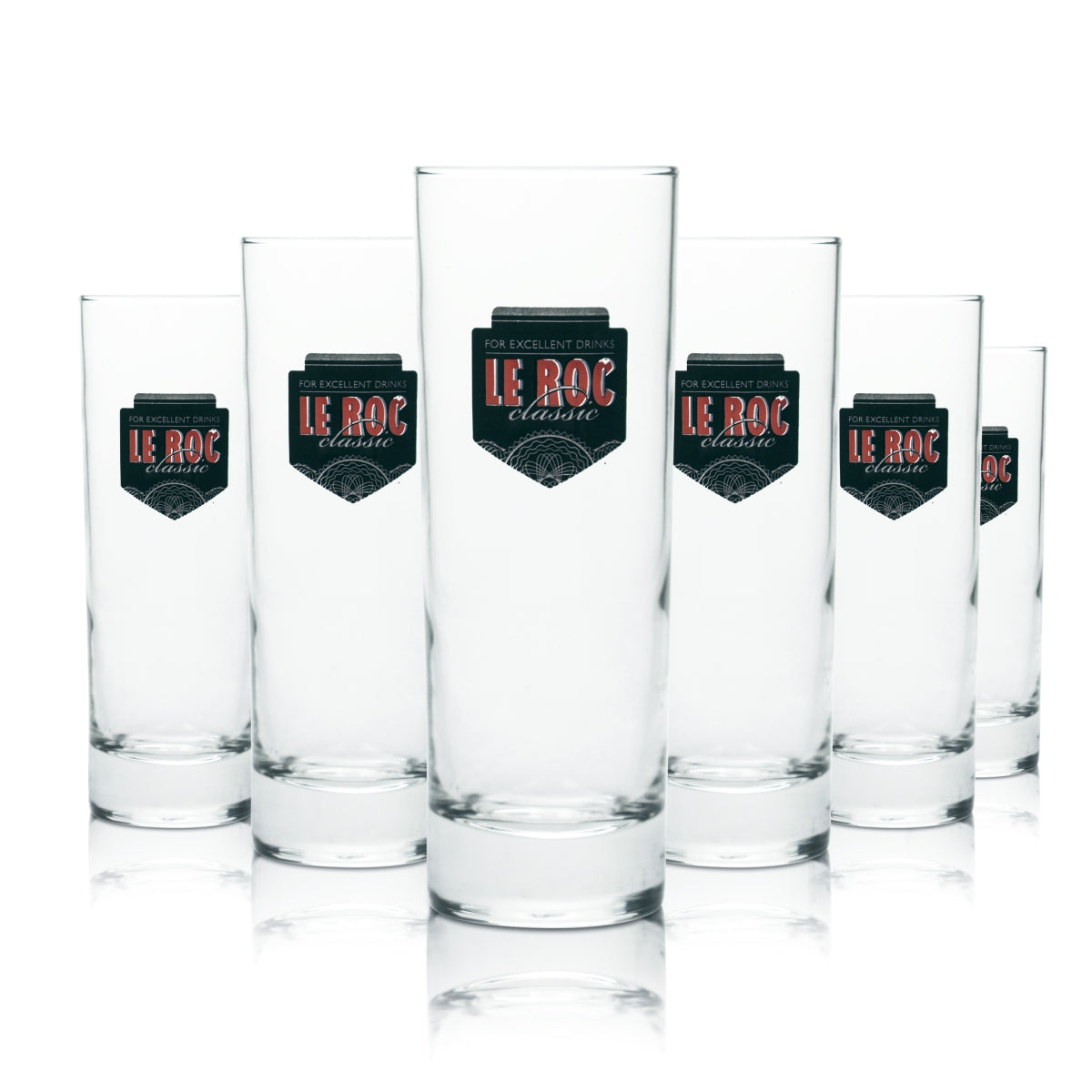 6x Le Roc Verre 0,2 l Verres à soda Verres à cocktail Verres à tonic Verres à bitter lemon