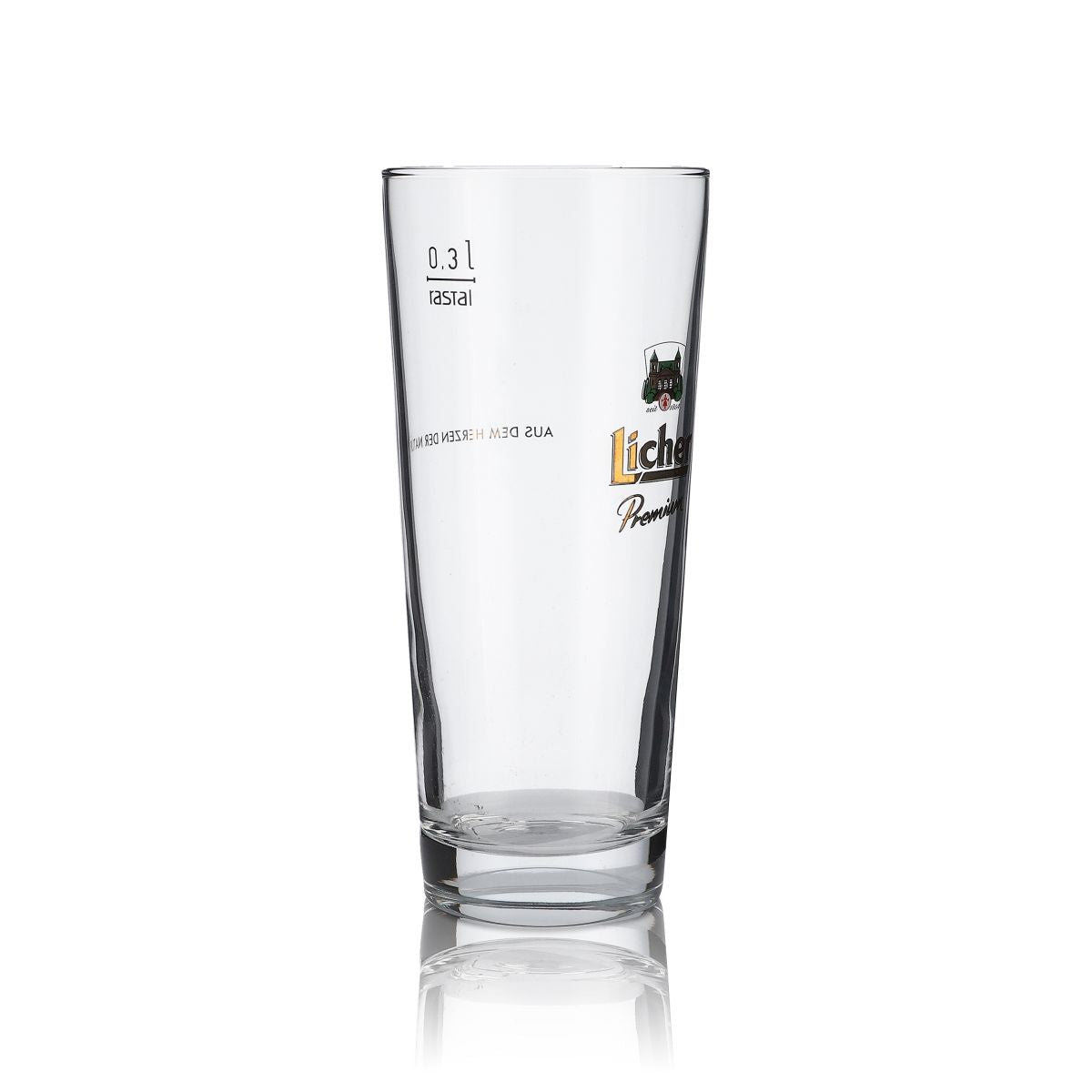 6 verres à bière Licher 0,3 l  Verre à bière Frankonia Rastal – Vue 4