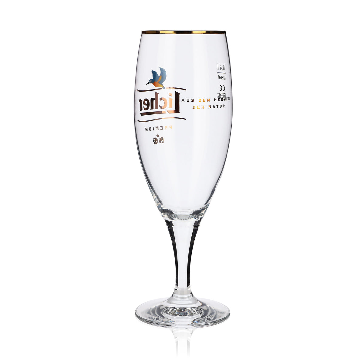 6 verres à bière Licher en forme de coupe 0,4 l Colibri « Au cœur de la nature » Noblesse – Vue 5