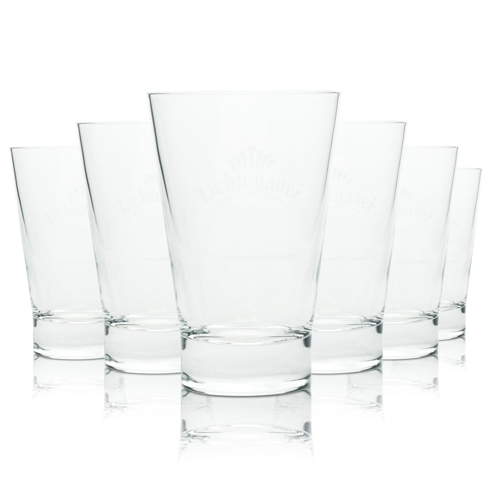 6 verres à eau Lichtenauer Tumpler 21 cl verres gastronomiques eau minérale hôtel bar