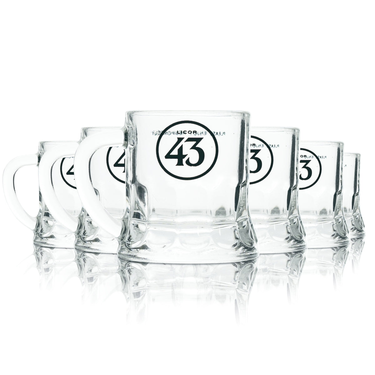 6x Licor 43 Verre à shot 4 cl Mini cruche Verres à schnaps Gastro Liqueur 43