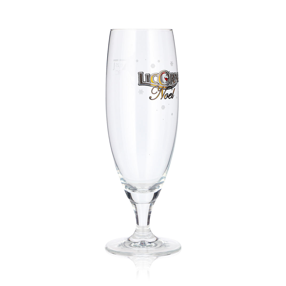 6 verres à bière « Licorne Noël » de 0,25 l, verres à pied avec logo Noël et flocon de neige (lot de 6) – Vue 4