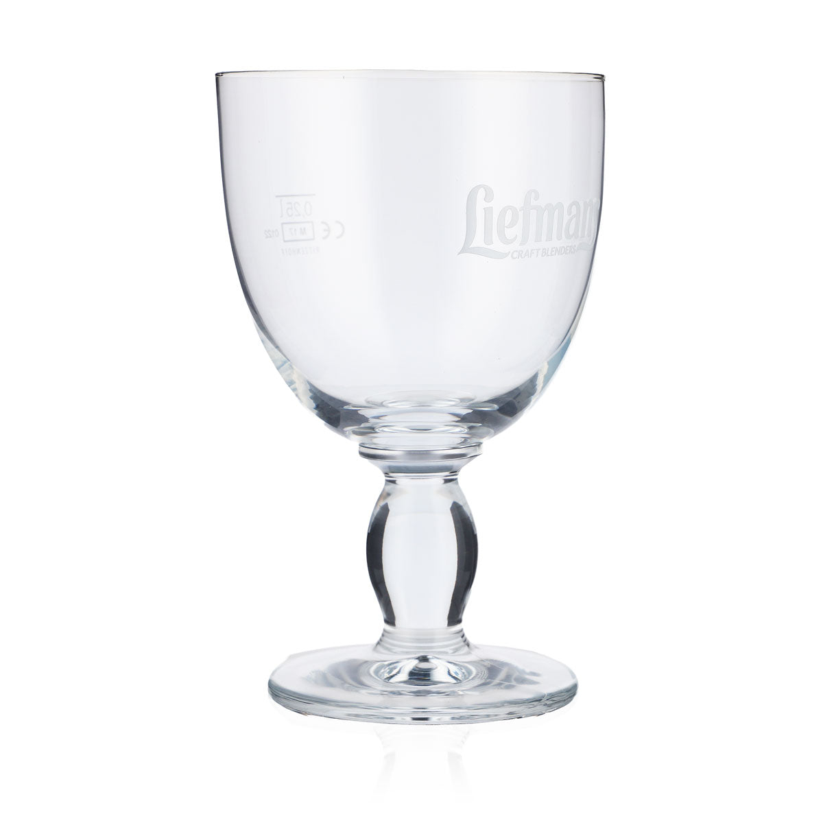 6 verres à bière Liefmans 0,25 l Verres à bière en forme de coupe Coupe Logo blanc – Vue 3
