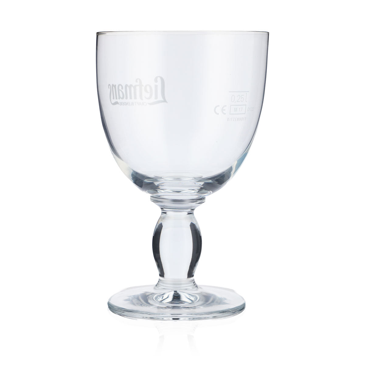 6 verres à bière Liefmans 0,25 l Verres à bière en forme de coupe Coupe Logo blanc – Vue 4