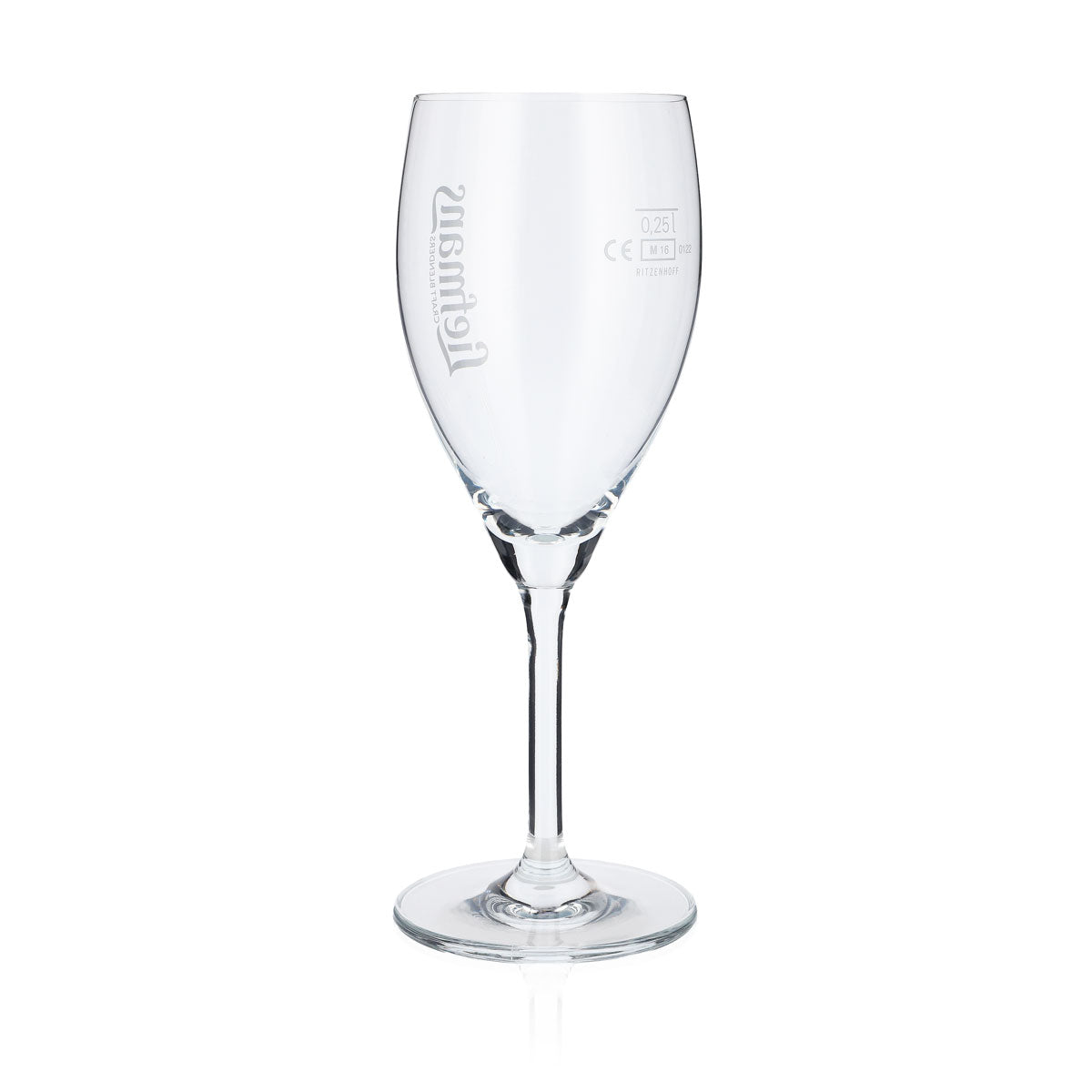 6 verres à bière Liefmans 0,25 l, forme calice, logo blanc vertical – Vue 4