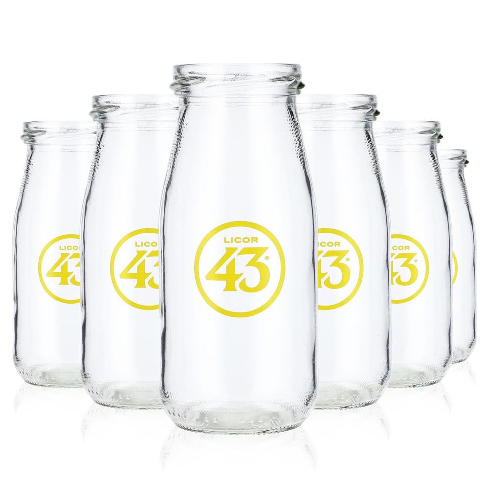 6x liqueur 43 verres à liqueur 0,28 l verre à boire bouteille verre vase bouteille