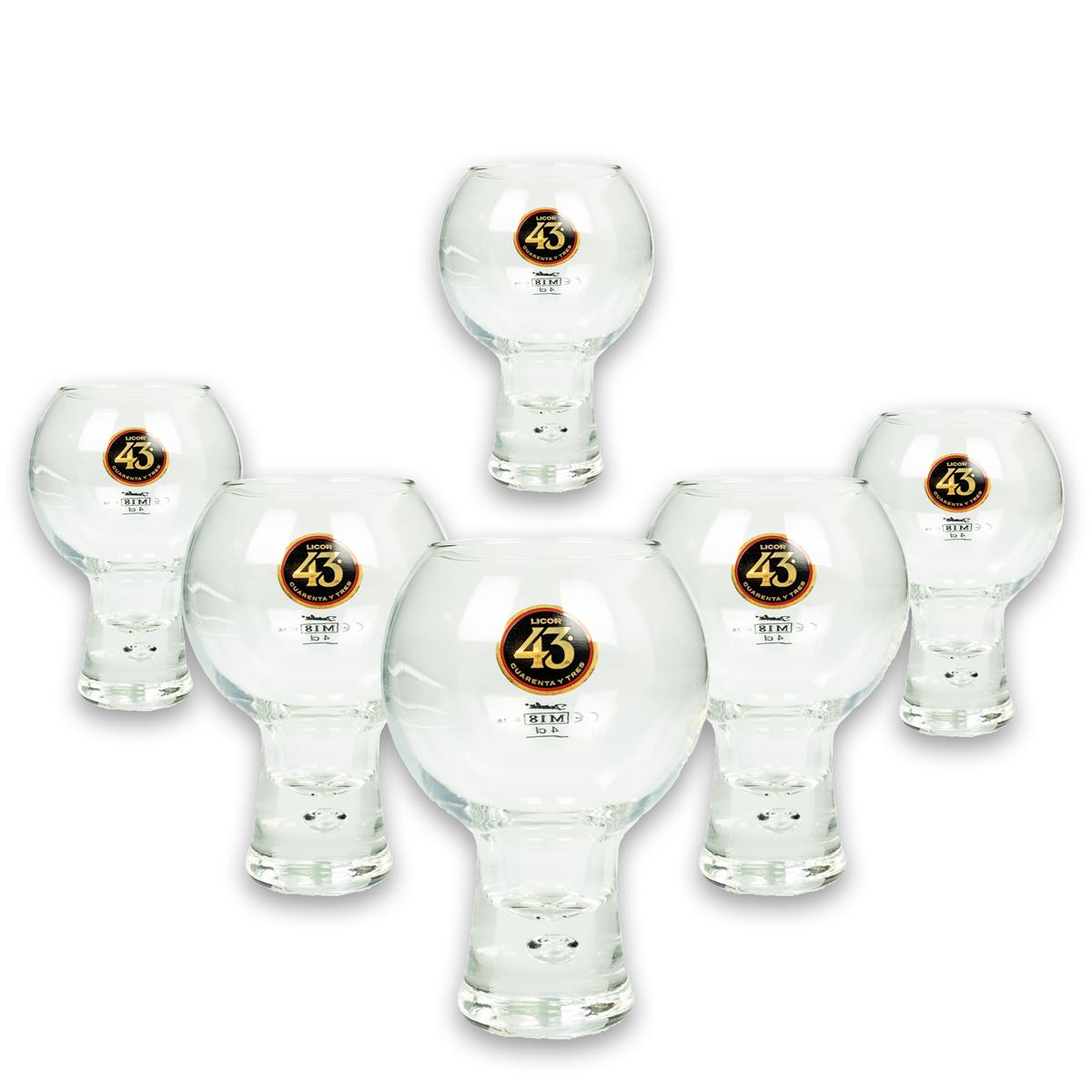 6x Liqueur 43  Verre Ballon Verre