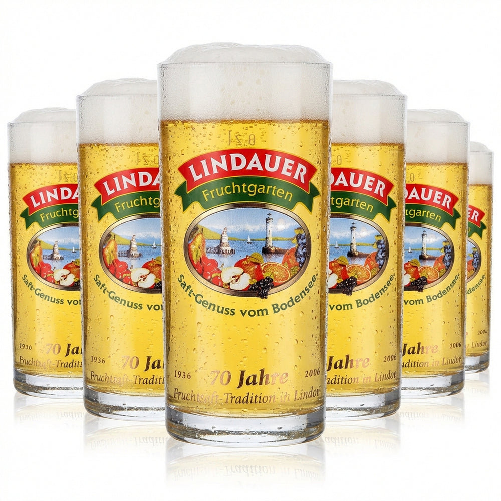6 verres à jus Lindauer 0,2 l Verres à jus Verres Tasses 70 ans Rastal
