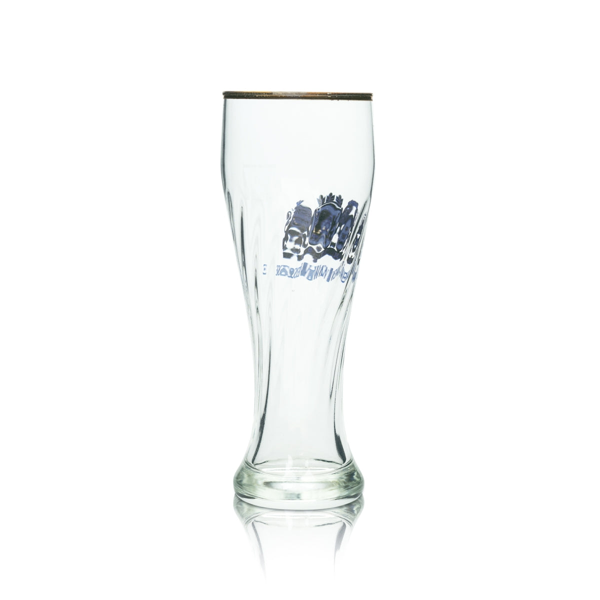 6 verres à bière Löwen Weisse 0,3 l, bière blanche, levure, verres à bière, coupe, bord doré – Vue 4