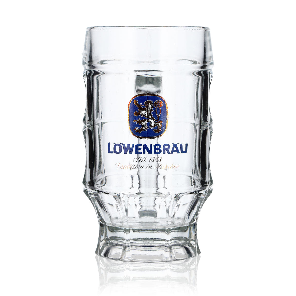 6 verres à bière Löwenbräu Seidel 0,3 l, style Strasbourg – Vue 2