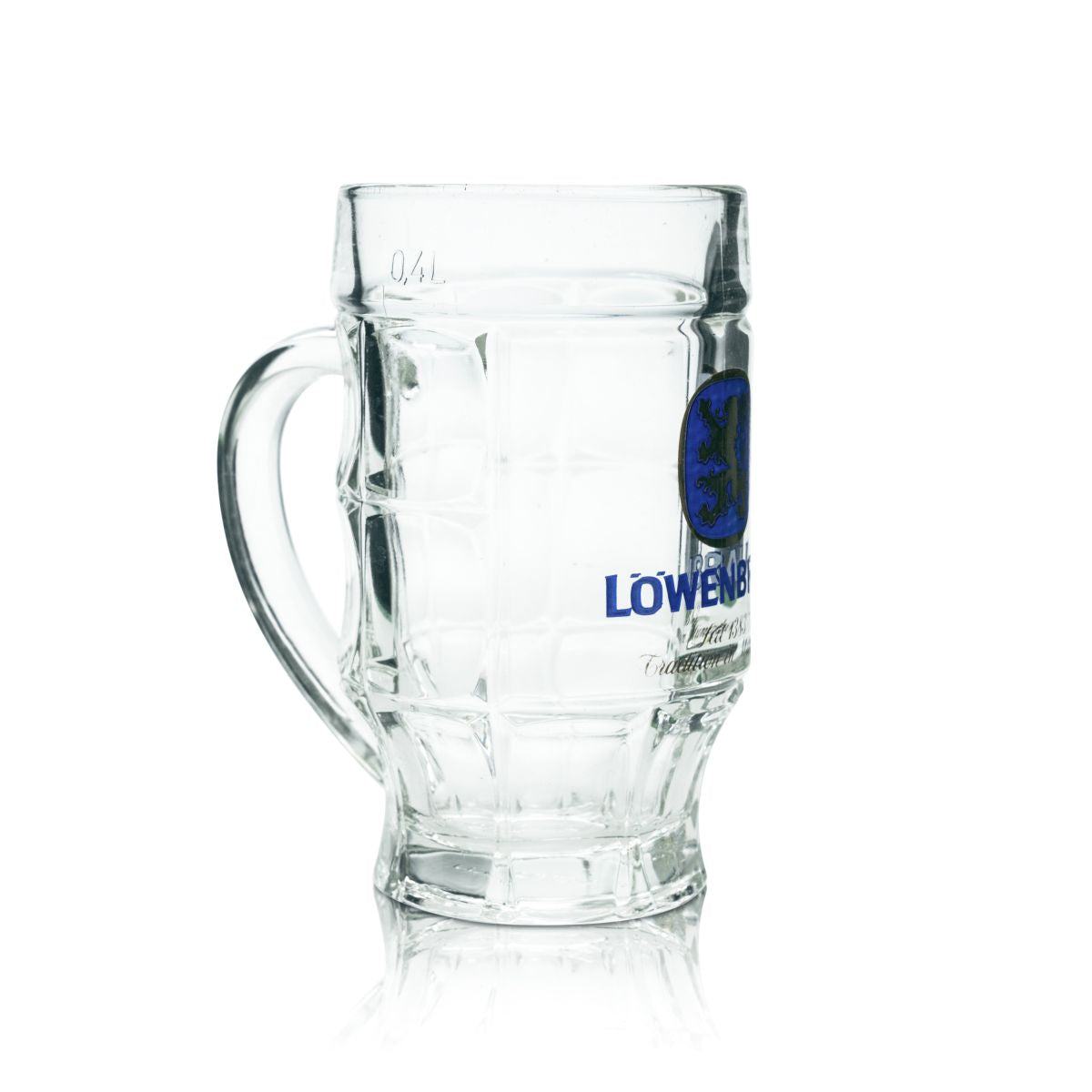 6 verres à bière Löwenbräu 0,4 l, verres profilés, chopes, verres à bière, set de verres, brasserie – Vue 3