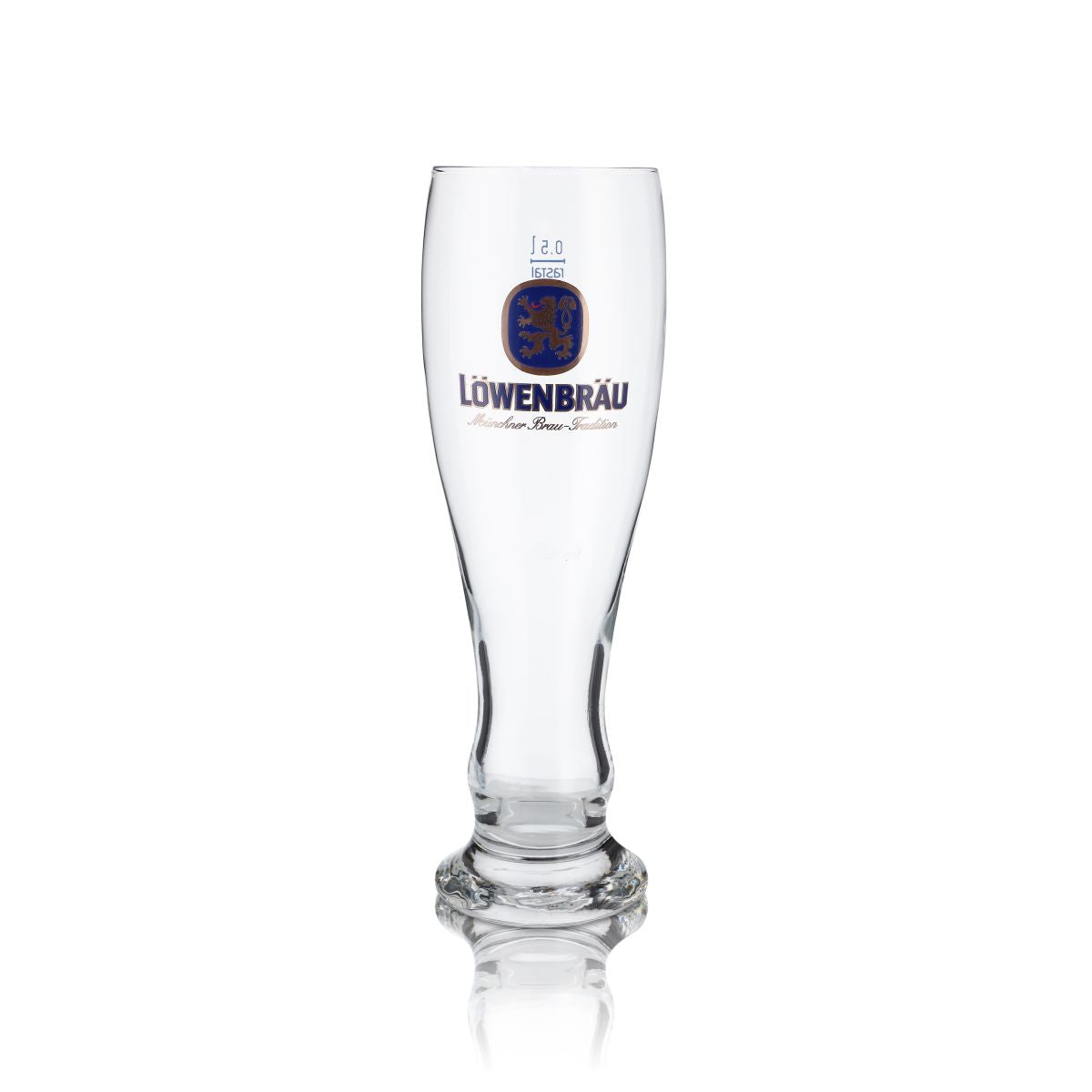 6 verres Löwenbräu 0,5 l Verres à bière blanche Verres Hefeweizen Set Brasserie Bavière Gastronomie – Vue 2