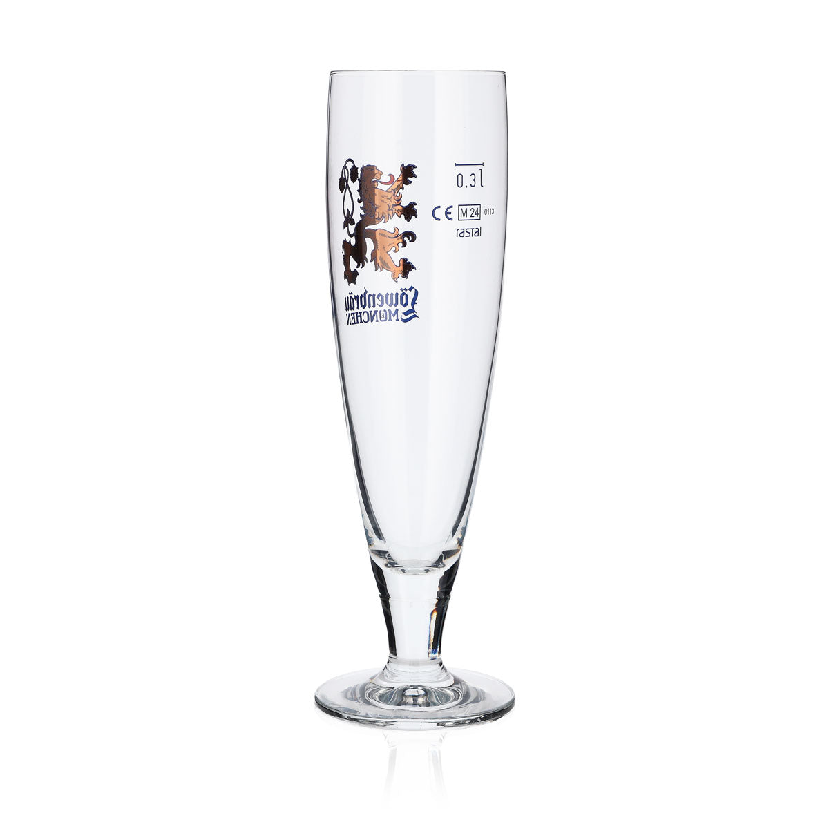6 verres à bière Löwenbräu 0,3 l, coupe lion doré Rastal Pegasus – Vue 4